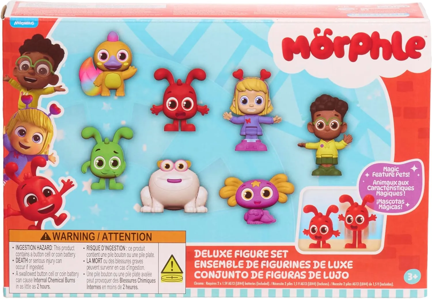 Just Play Morphle Deluxe Figure Set, Kids Toys for Ages 3 Up