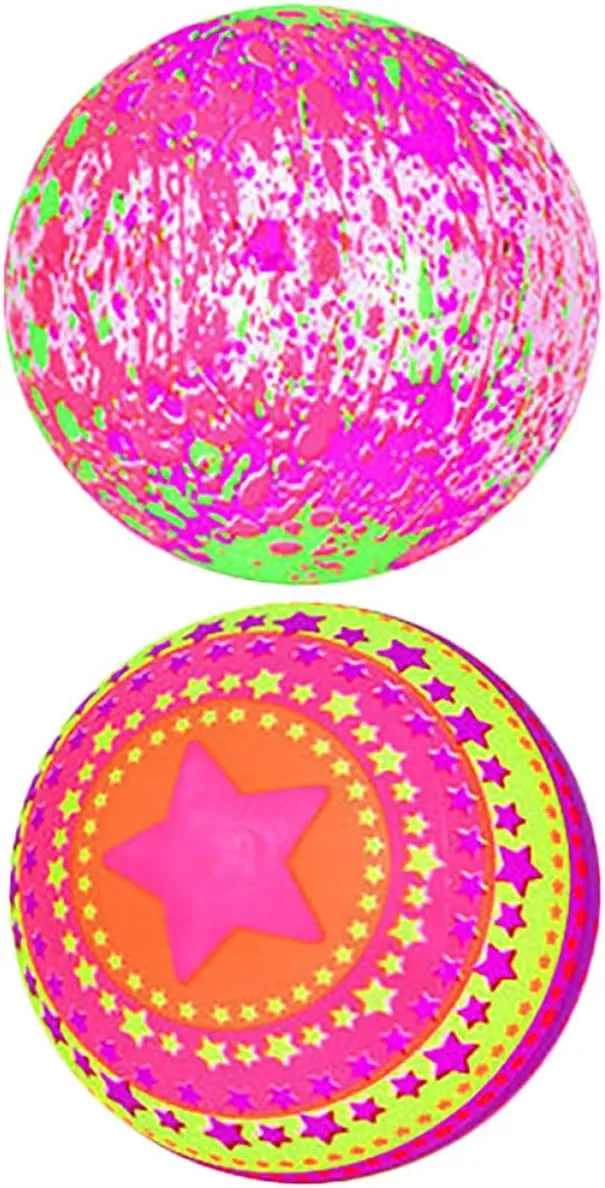 KESYOO 2pcs Tabletop Football Soccer Soccer Soccer Ball Hoop Light up Football Soccer Sports Balls Glow in The Dark Baseball Bright Sport Football Fun Football Plastic