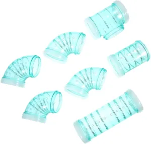 KESYOO 3 Sets Hamster Tube Kit of External Connectors for Hamster Cage Fun and Interactive Adventure Tunnel for Pets Squirrels and Guinea Pigs