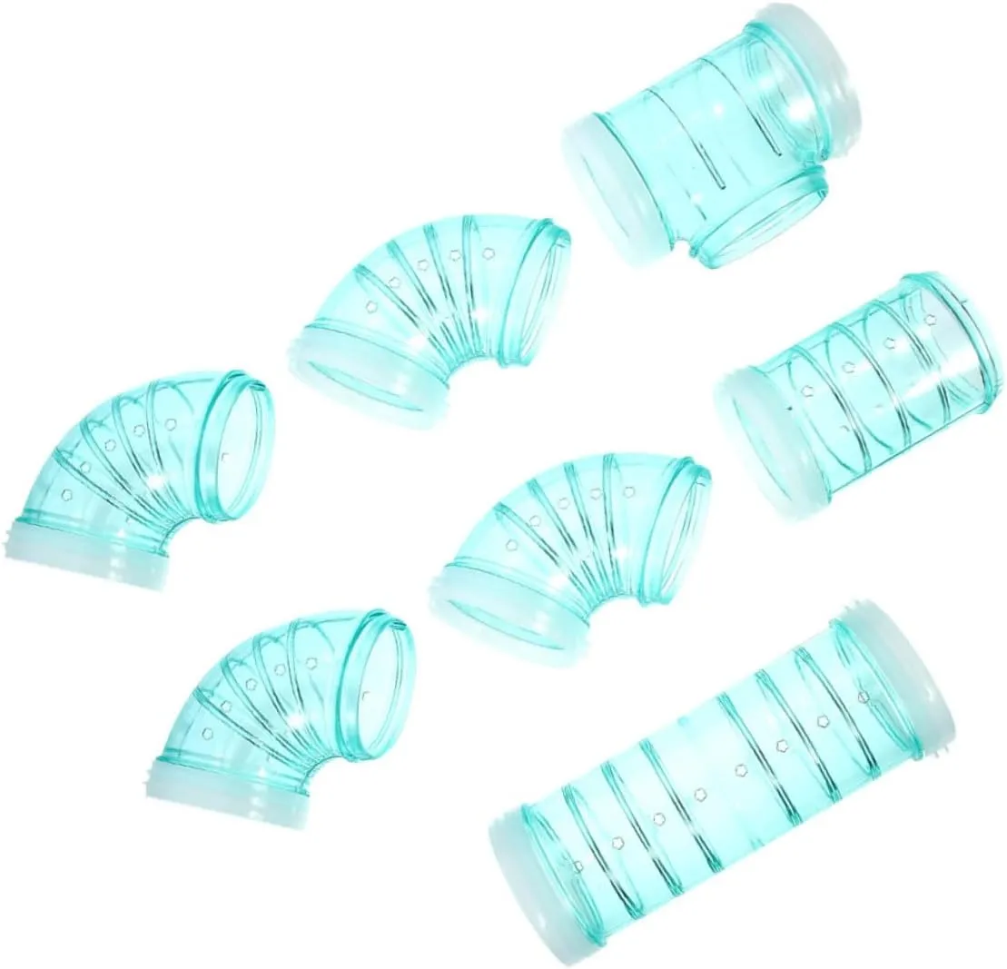 KESYOO 3 Sets Hamster Tube Kit of External Connectors for Hamster Cage Fun and Interactive Adventure Tunnel for Pets Squirrels and Guinea Pigs