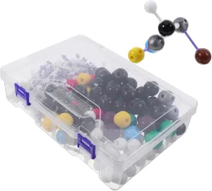 KICHOUSE 1set Molecular Structure Model Kit for Chemistry Learning Interactive Hands Educational Tool for Biochemistry Suitable for High School and College Students
