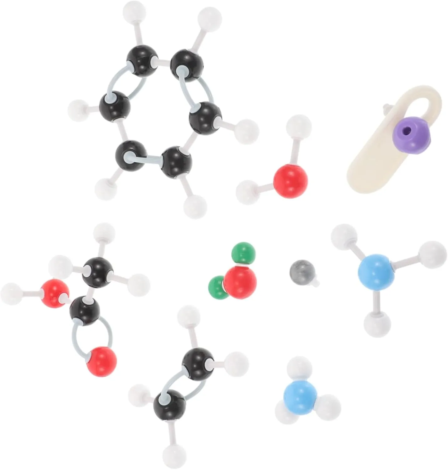 Kisangel 1set Molecule Modeling Kit Organic Chemistry Cognitive Models for Interactive Chemical Reactions for Students Teachers and Science Enthusiasts