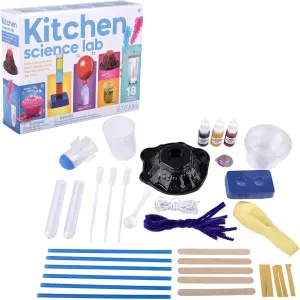 Kitchen Science Kits for Kids Age 8-12 – 18 Exciting Science Toys for Kids, Includes Volcano Eruptions, Liquid Rainbows, Balloon Blow-ups STEM Kits & More, Fun Science Experiments
