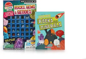 Klutz Rock Time: Rocks, Gems and Geodes: Maker Lab STEM Kit & Animated Science: Rock and Minerals Book