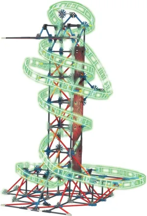 K'NEX Thrill Rides – Web Weaver Roller Coaster Building Set – 439 Pieces – Ages 9 and Up – Construction Educational Toy, Multicolor