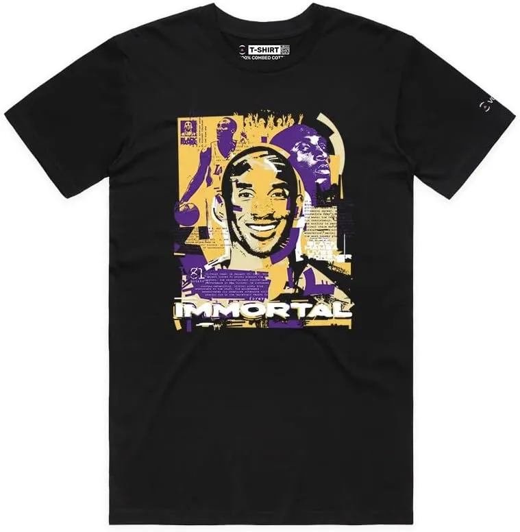 Kobe The Basketball Icon Sports Graphic Tee with Premium Design Los Angeles Immortal Superstar Legacy T-Shirt for The Fans