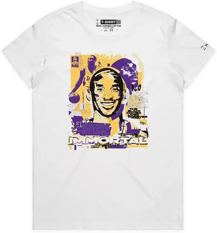 Kobe The Basketball Icon Sports Graphic Tee with Premium Design Los Angeles Immortal Superstar Legacy T-Shirt for The Fans