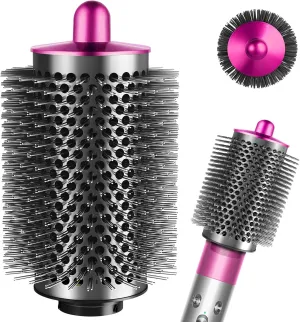 Large Round Brush Attachment for Dyson Airwrap HS01, HS05, 2.1 Inch Upgrade Bigger Round Volumizing Tool Brush for Dyson Airwrap Accessories, Rose Red
