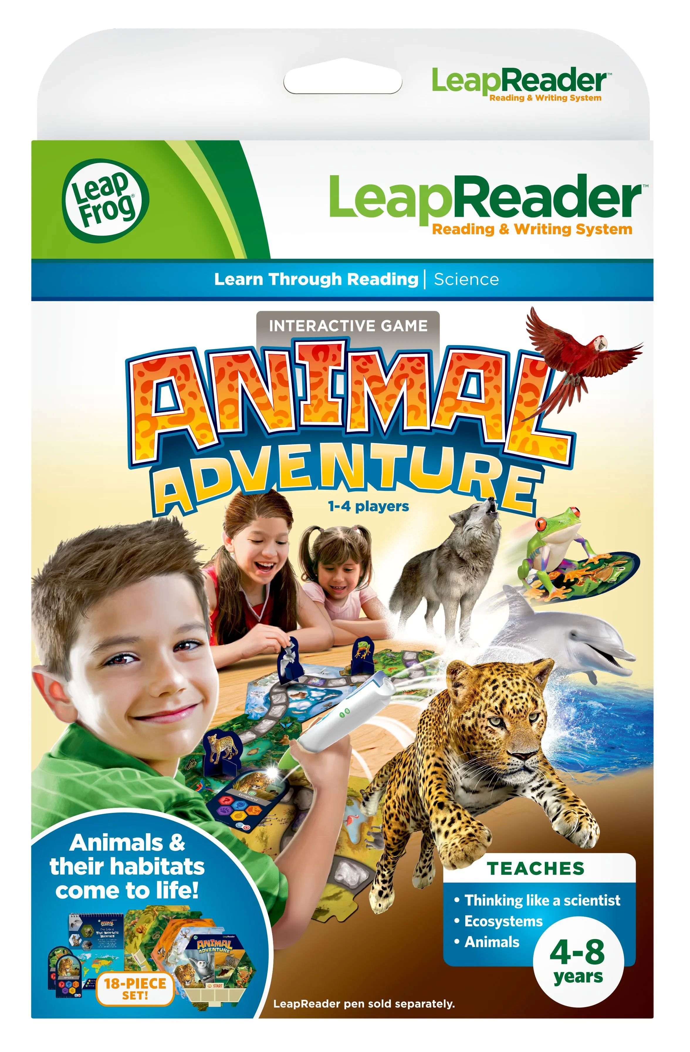 LeapFrog LeapFrog LeapReader Animal Adventure Interactive Board Game