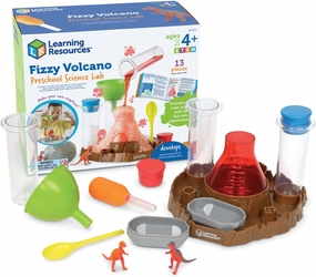 Learning Resources Fizzy Volcano Science Kit - 13 Pieces, Ages 4 , Preschool STEM Toys for Kids, Science Experiments