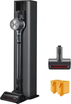 LG CordZero A937 - Cordless Stick Vacuum Cleaner with Auto-Empty Base, 120 Minute Runtime w/Extra Rechargeable Battery, Dual Floor Max, Lightweight, Powerful Cleaning for Carpet, Hardwood, Pet Hair