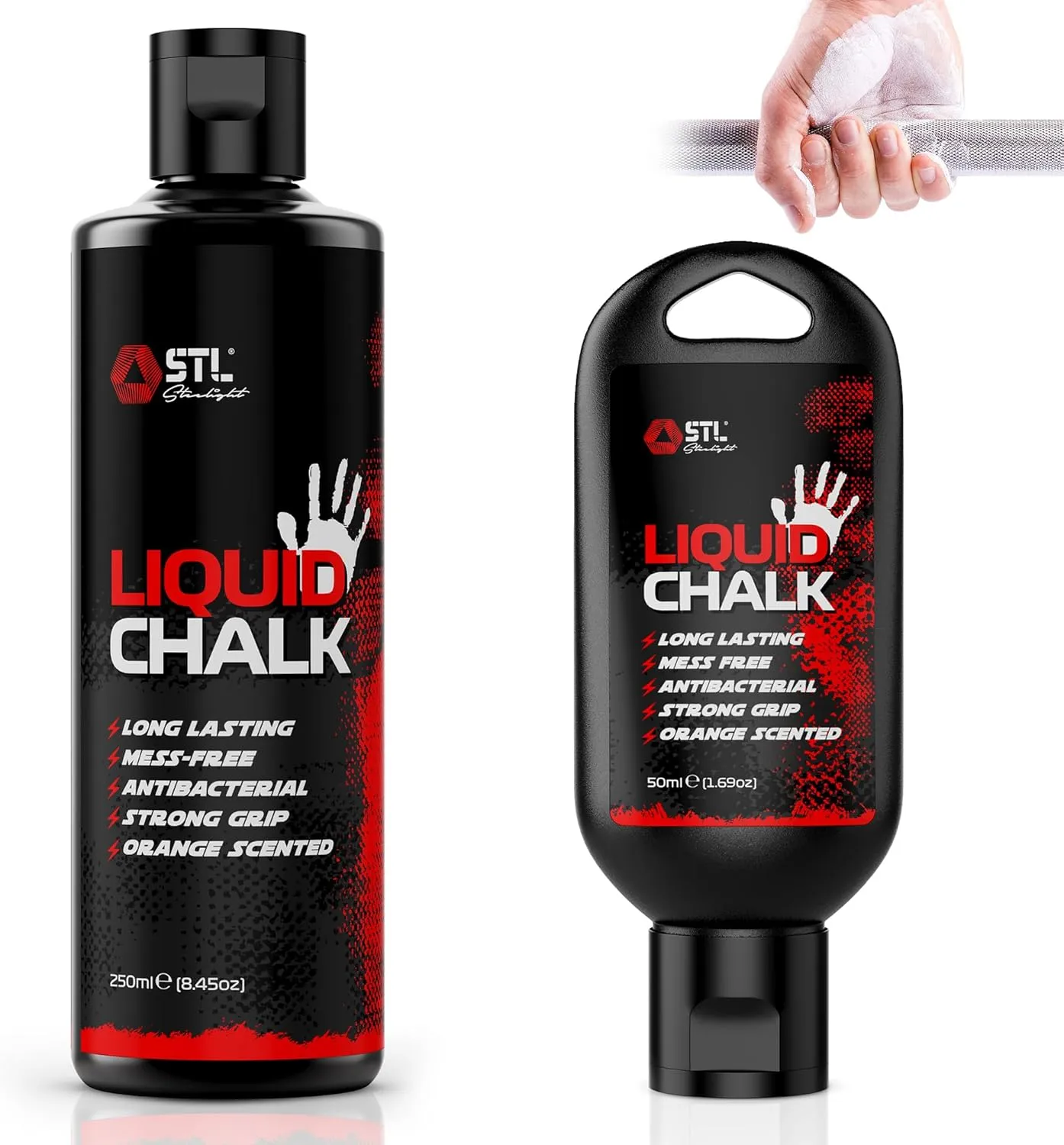 Liquid Chalk – Weightlifting, Gym, Rock Climbing, Body Bouldering, Gymnastics,Calisthenics Pole Grip, Strong Grip Chalk Climbing Chalk for Dry Hands