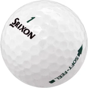 LostGolfBalls - 24 Srixon Soft Feel Golf Balls in Near Mint Condition, AAAA Quality, Recycled Used Golf Balls, Best Value Golf Balls, White