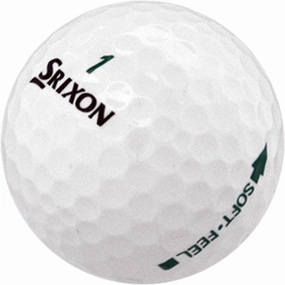 LostGolfBalls - 36 Srixon Soft Feel Golf Balls in Near Mint Condition, AAAA Quality, Recycled Used Golf Balls, Best Value Golf Balls, White