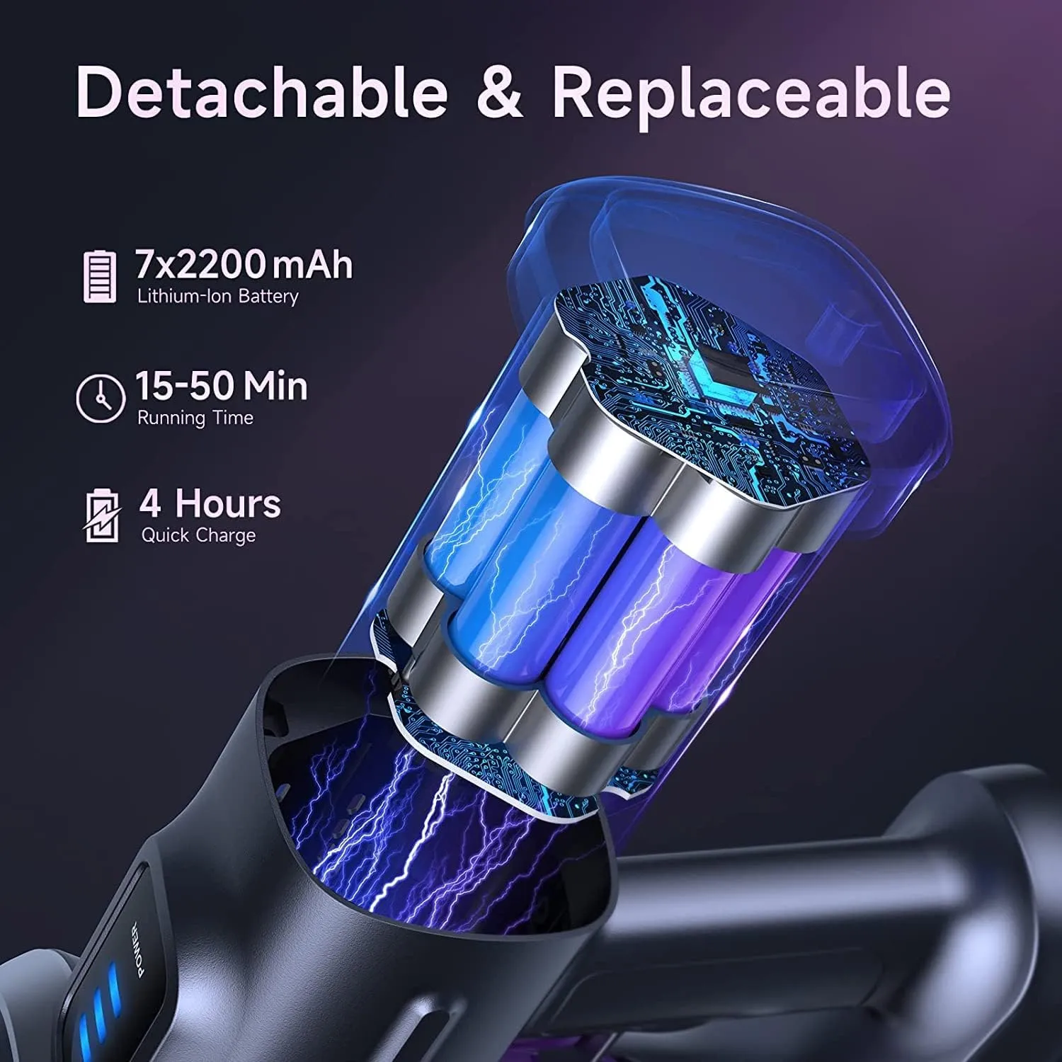 Lubluelu Cordless Stick Vacuum Cleaner, Lightweight 235W Brushless Motor, Rechargeable Battery, Self-Standing Design, Handheld for Carpet, Hard Floor, and Pet Hair