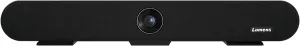 Lumens MS-10 Video Soundbar, Black, Complete Voice and Video VC System, 4K Sensor with Auto-Framing, 20W Speaker, 3840x2160 Max Resolution, Designed for Monitor or Wall Mounting