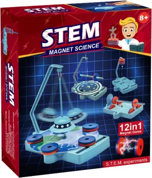 Magnetic Science Kit - Educational DIY for Kids 6  Years, STEM Project Gifts for Boys and Girls
