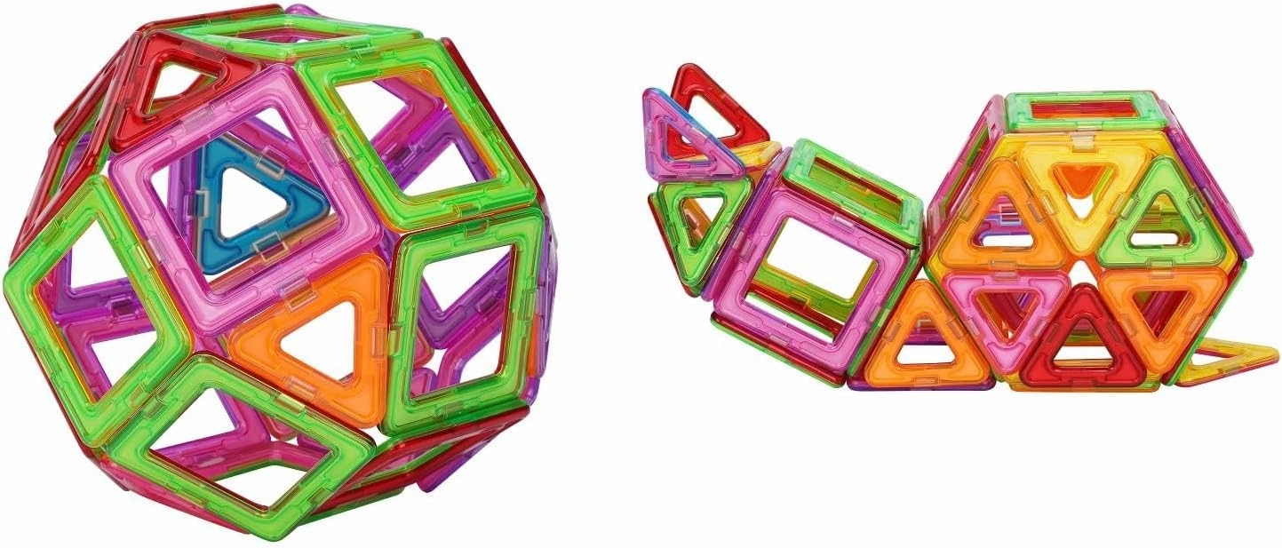 Magnetic Tiles Block for 3 4 5 6 7 8  Year Old Boys Girls Upgrade Magnetic Blocks Building Set for Toddlers STEM Creativity/Educational (30Pcs)