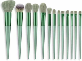 Makeup Brushes Sets 13Pcs Soft Fluffy Makeup Brushes Set for Cosmetics Foundation Blush Powder Eyeshadow Blending Makeup Brush Beauty Tool(13Pcs-Velvet bag-01)
