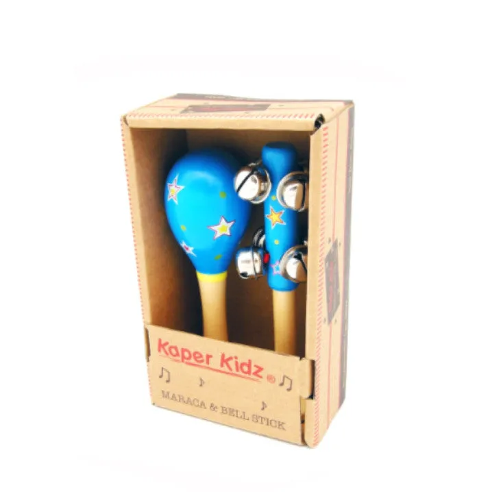 Maraca & Bell Set - Blue