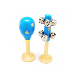 Maraca & Bell Set - Blue