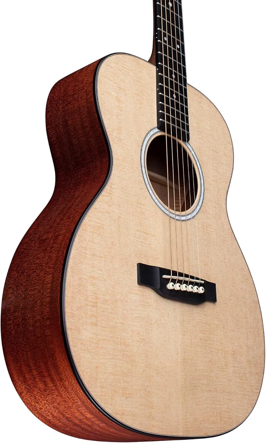 Martin Guitar 000Jr-10 Junior Acoustic Guitar with Gig Bag, Sitka Spruce Construction, Satin Finish, 000 Junior-14 Fret, and Junior Neck Shape