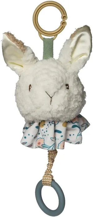 Mary Meyer Musical Pull Toy Stuffed Animal with Flexible Loop for Stroller & Car Seat, Plays Soothing Melody, 6-Inches, Oatmeal Bunny