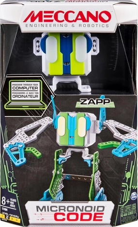 MECCANO by Erector, Micronoid Code Zapp Programmable Robot Building Kit