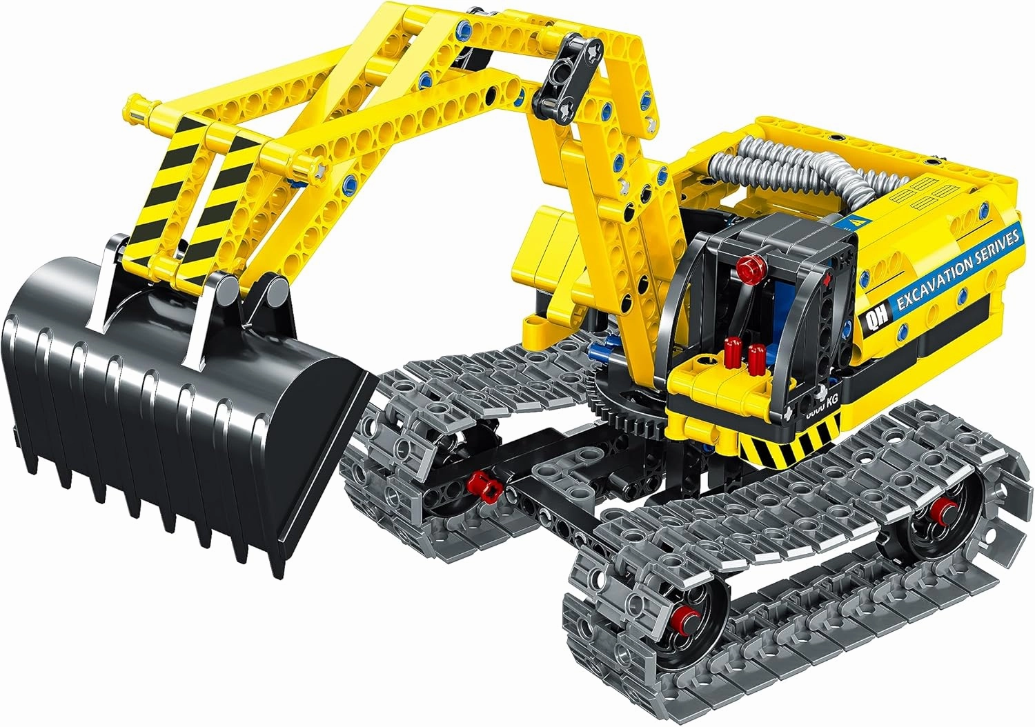 Mechanical Master: 2-in-1 - Excavator & Robot - 342pcs - Brick Model Vehicle, 2 Configurations, Building Blocks Activity Set