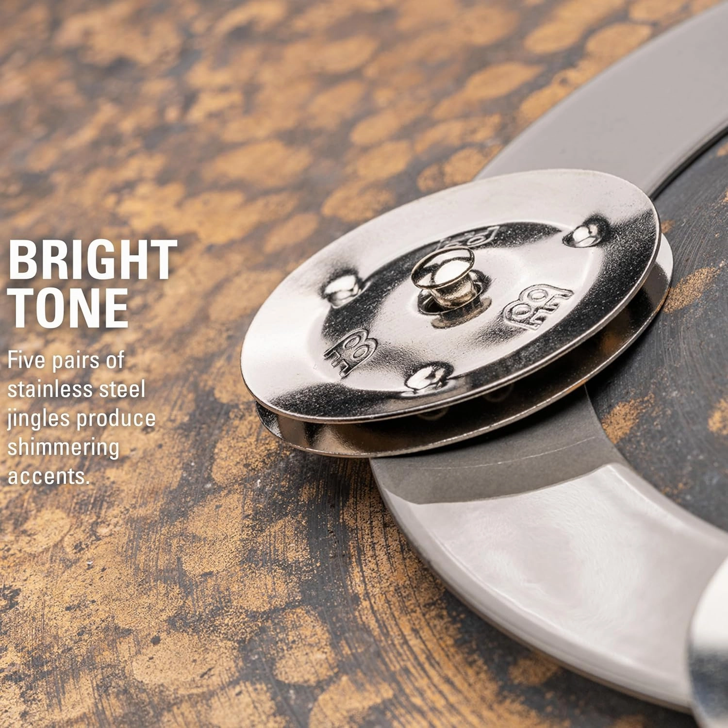 Meinl Cymbals Ching Ring Tambourine Jingle Effect, Stainless Steel — NOT Made in China — for Hihats, Crashes, Rides and Stacks (CRING)