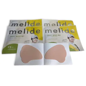 Melide Golf Face Eye UV Sun Protection Hydro Gel Patch Cooling Soothing Moisturizing Protection Sun Patch for Face Golf Made in Korea UV Patch Block Face Eye Sun Protection Patch 5 pairs in 1 box Large Size