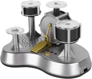 Metal Earth Mini Finger Drum Set with Sounds - Electronic Desktop Novelty Instrument Ornaments, Party Favors