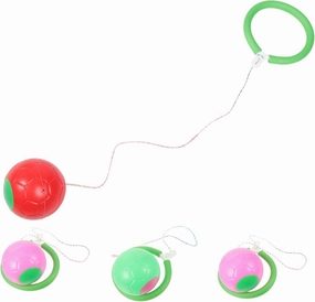 Milisten 4 Pcs One Legged Jumping Ball Random Color Bouncy Balls for Outdoor Fitness Equipment for Boys and Fun Jumping Game for Exercise and Play Random Color