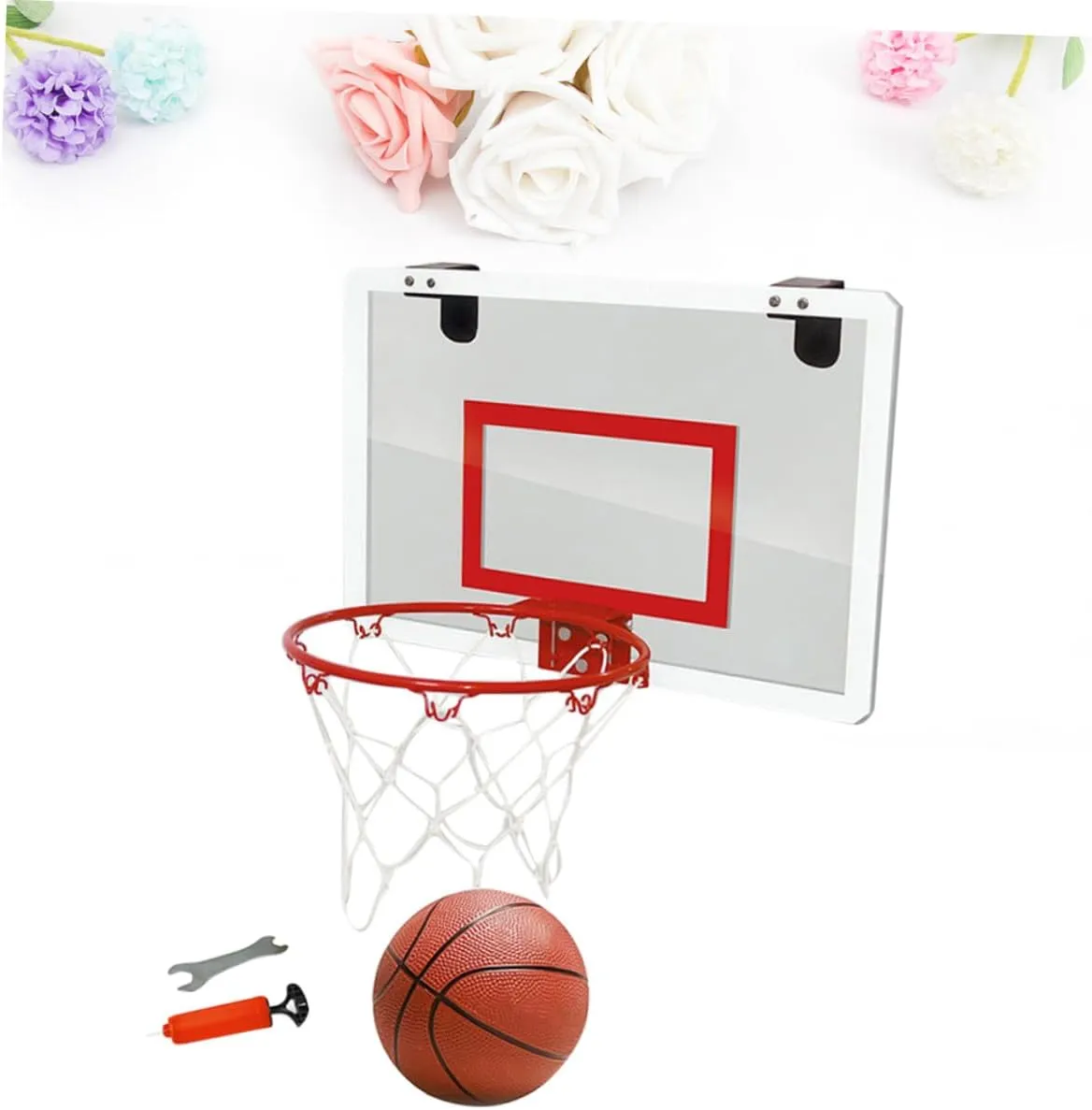 Mini Basketball Board Door Hanging Basketball Hoop Over Door Set for Boys