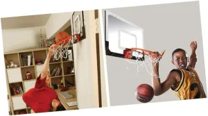 Mini Basketball Board Door Hanging Basketball Hoop Over Door Set for Boys