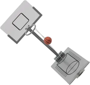 Mini Desktop Basketball Hoop Game Fun Office for Relief for Adults Compact