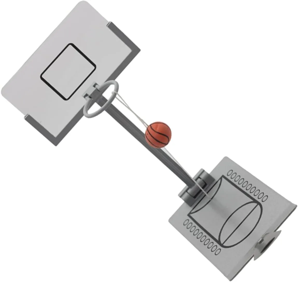 Mini Desktop Basketball Hoop Game Fun Office for Relief for Adults Compact