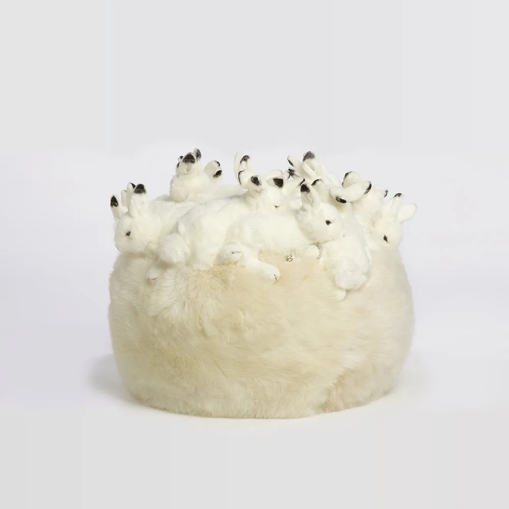MINI POUF BUNNY FLUFFY BALL