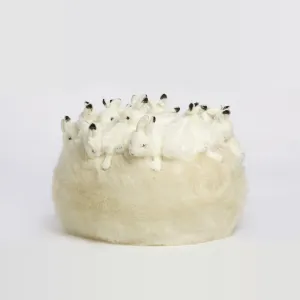 MINI POUF BUNNY FLUFFY BALL