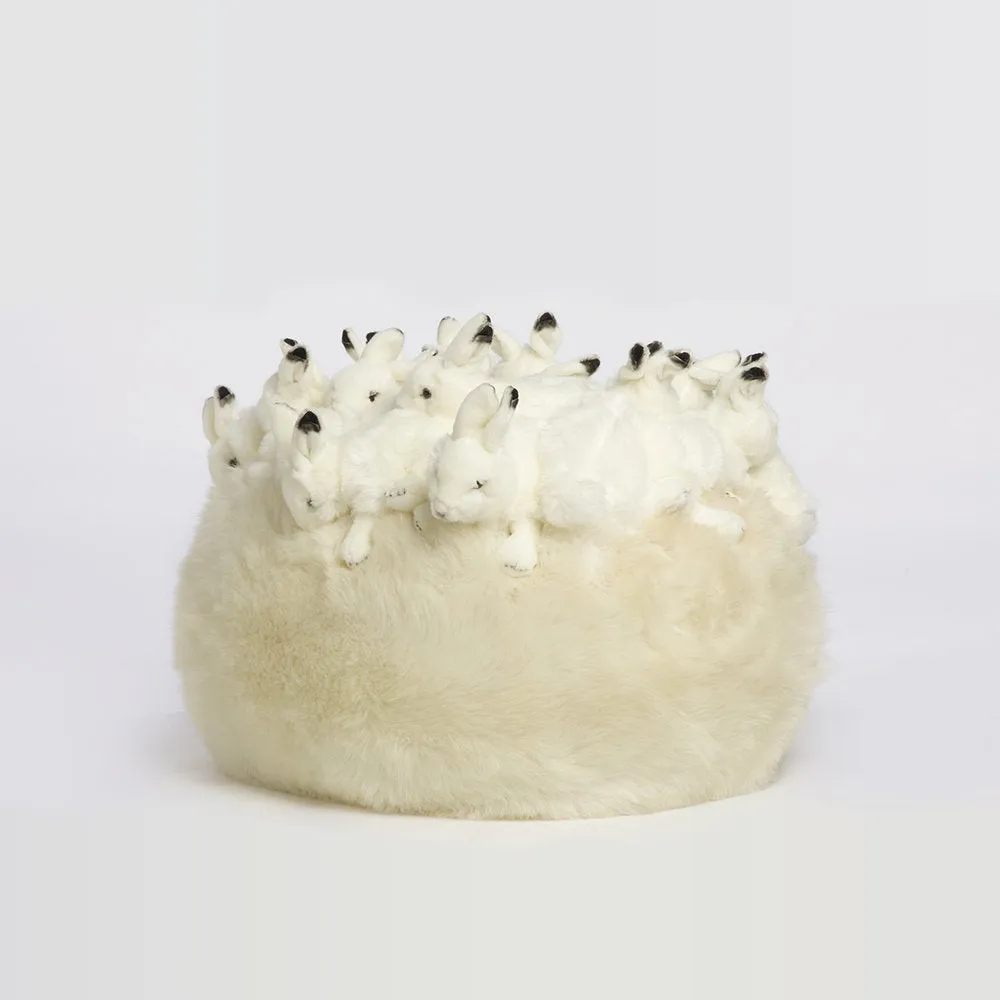MINI POUF BUNNY FLUFFY BALL