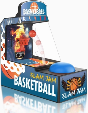 Mini Basketball Games, Basketball Toys, Tabletop Basketball Game for Kids and Adults, Desk Games for Office for Adult to Reduce Stress, Basketball Gifts for Boys 8-12 (Blue)