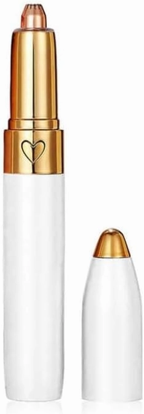 Mini Electric Eyebrow Trimmer Pen - White – Bright White – for Pet Lovers