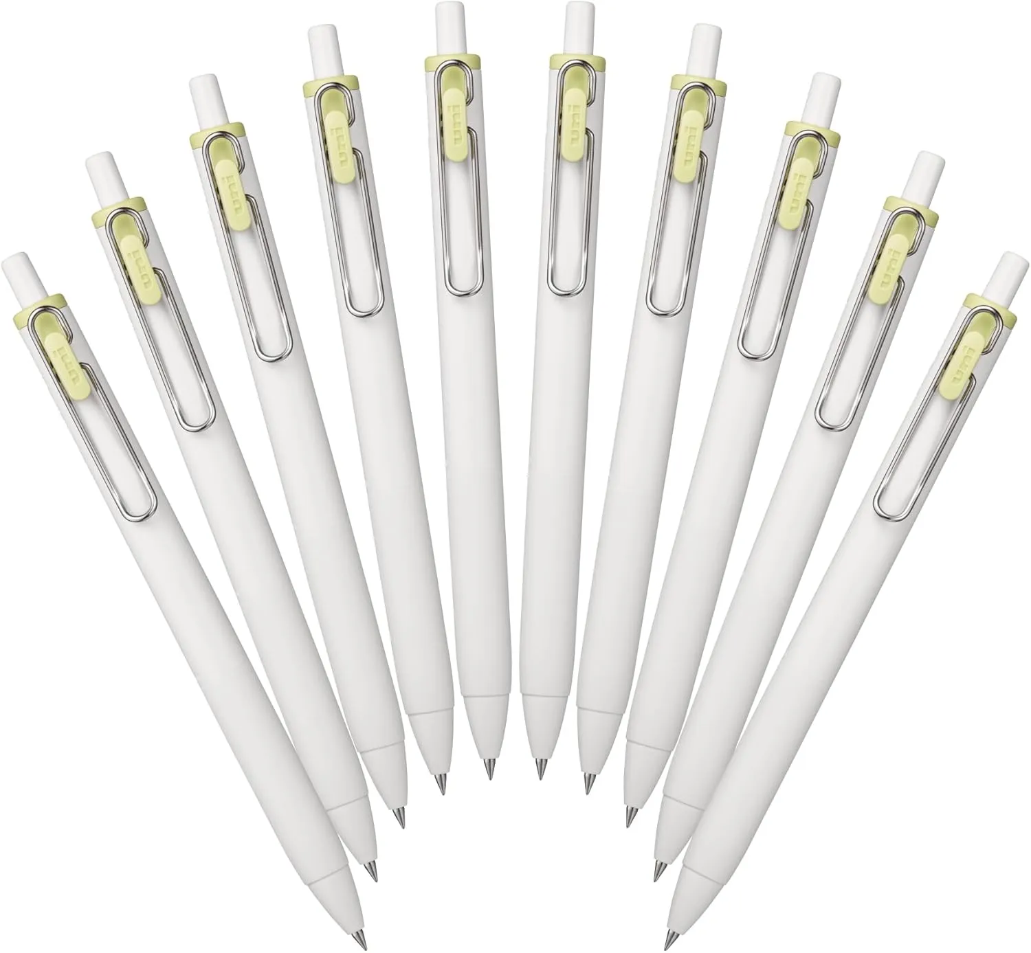 Mitsubishi Pencil Uni-Ball One Gel Ballpoint Pen, 0.5, Pickle, 10 Pieces, Hako UMNS05.PIL 10P