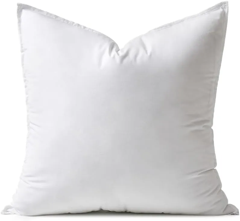 MIULEE 20x20 Down Alternative Pillow Insert Decorative Throw Pillow 20 x 20 Inch Body Bed Sleeping Ultra Soft Fluffy Form for Sofa Couch Bed