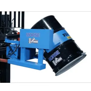 Morse Power-Tilt Forklift Drum Handler
