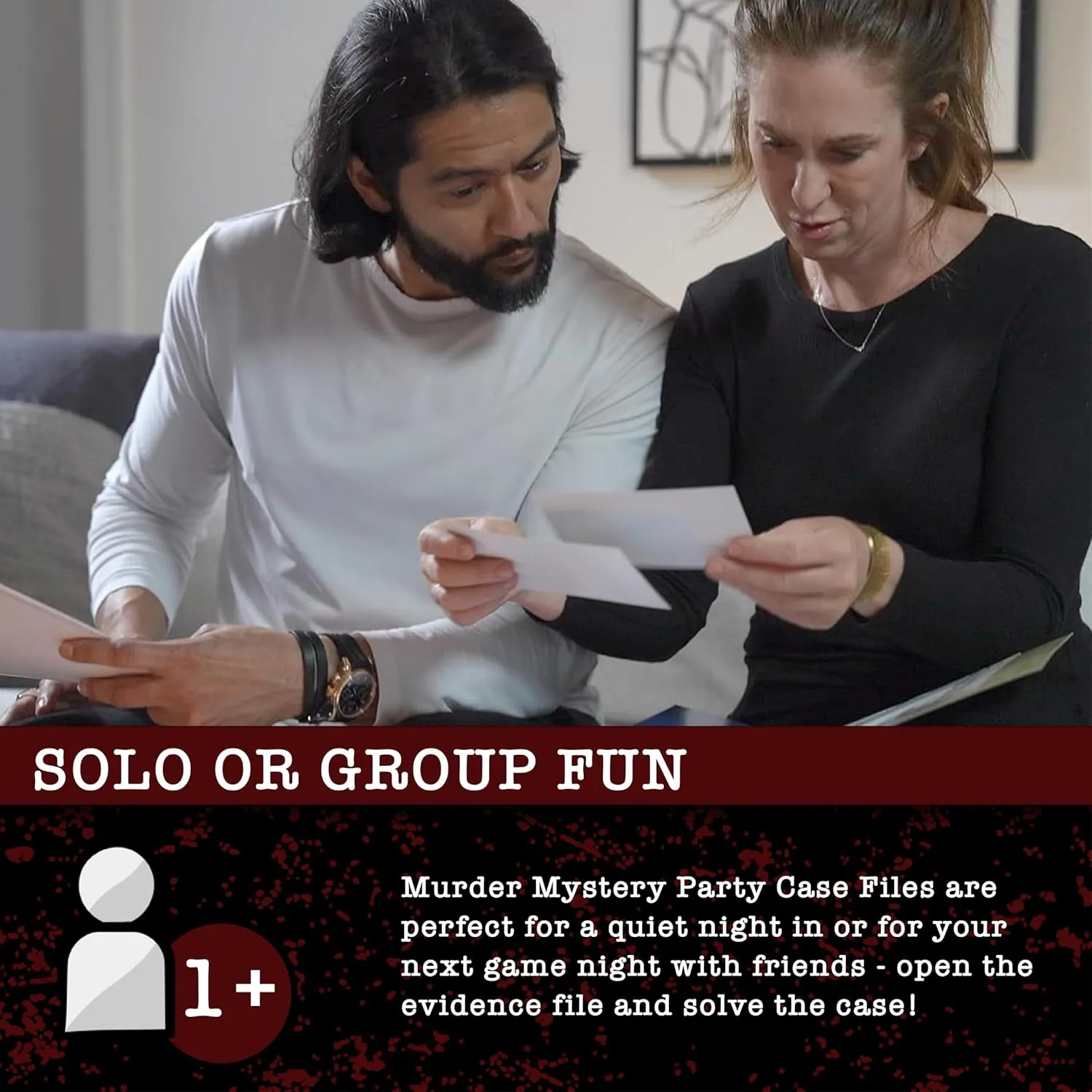Murder Mystery Party Underwood Cellars, Interactive Murder Mystery Case File Game for 1 or More Players, Ages 14 and Up