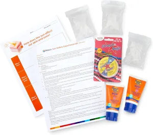 Nasco NE40524 Sun Safety Experiment Kit, Engaging Health & Science Class Sun Exposure Education