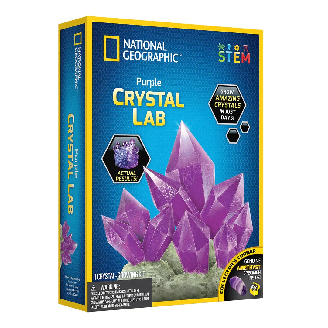 National Geographic Crystal Growing Kit - Purple