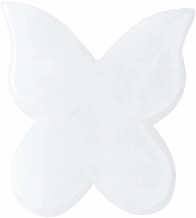 Natural Healing Crystal Clear Quartz Jade Gua Sha Butterfly Scraping Massage Tool, Genuine Healing Gemstone for Facial Lifting and Tightening Massage, Anti-Wrinkles, Anti-Aging (Clear Quartz)
