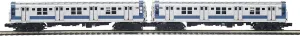 New York City Subway Car Set-2 Car Add-on Non-Powered R9 (KK) Dimensions 16 1/4" Long 2 1/2" Wide and 3" Tall MTH Electric Trains O Scale